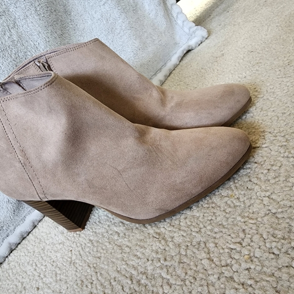 Women's Taupe Ankle Boots - Picture 2 of 4